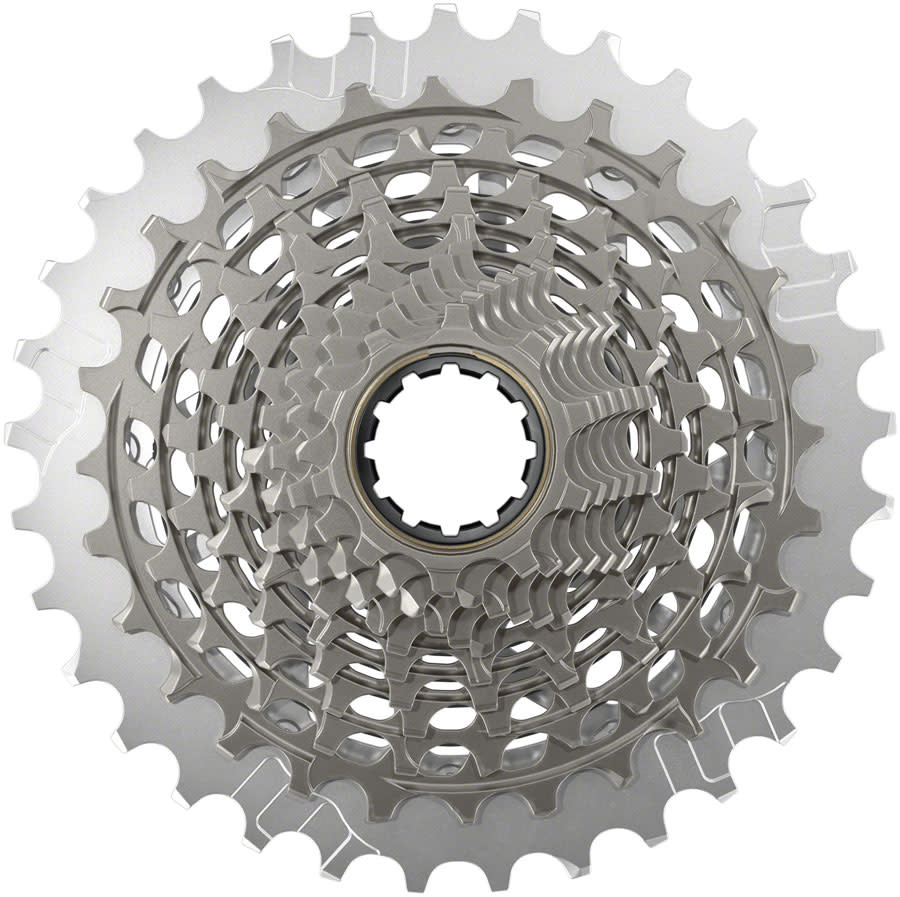 SRAM RED XG-1290 Cassette - 12-Speed, For XDR Driver Body, Silver