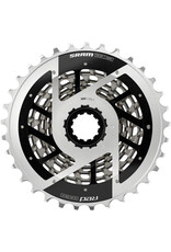 SRAM SRAM RED XG-1290 Cassette - 12-Speed, For XDR Driver Body, Silver, E1