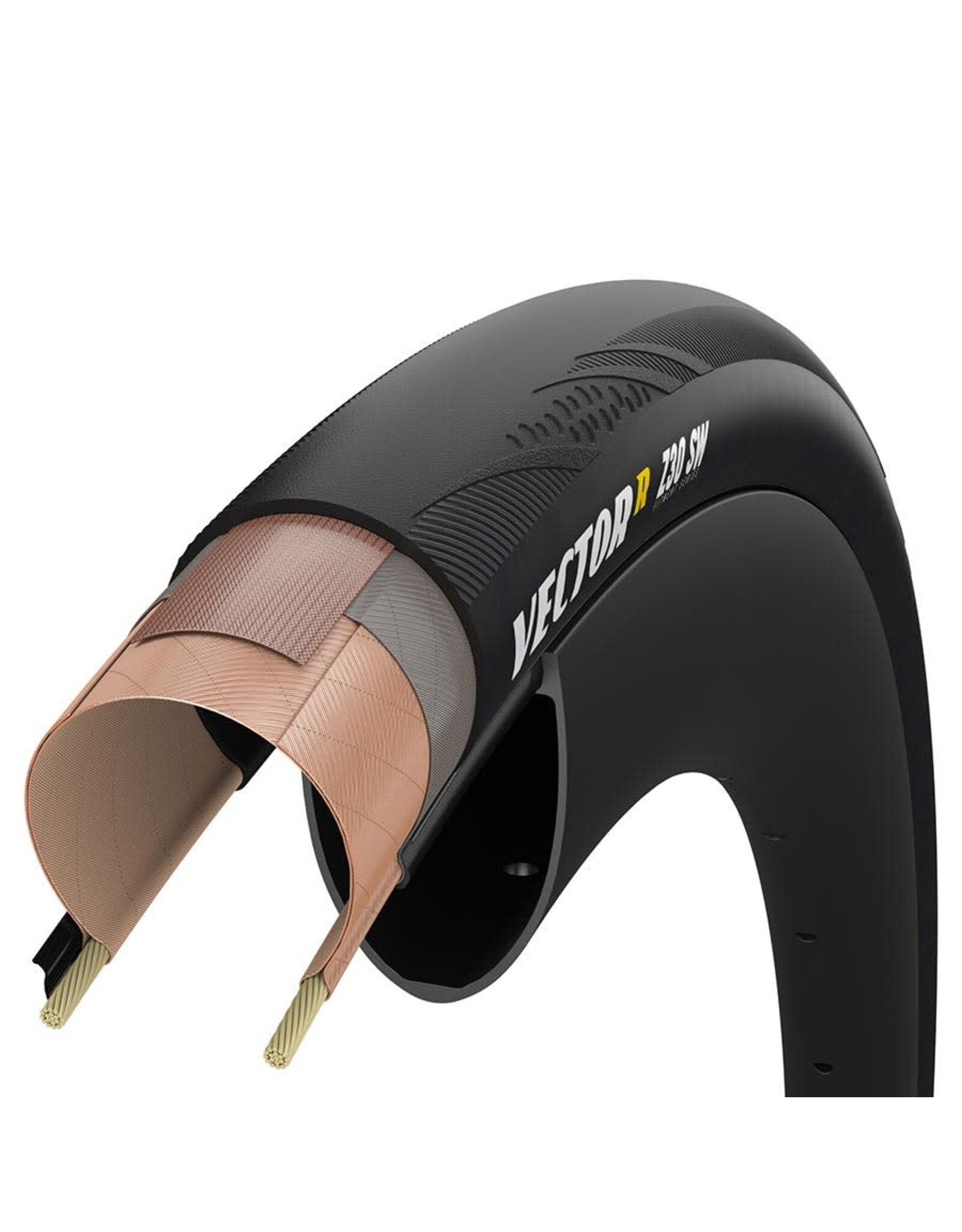 Zipp Zipp Goodyear VectorR SW, Road Tire, 700x30C, Folding, Tubeless Ready, Dynamic; UHP, R:Shield, Black