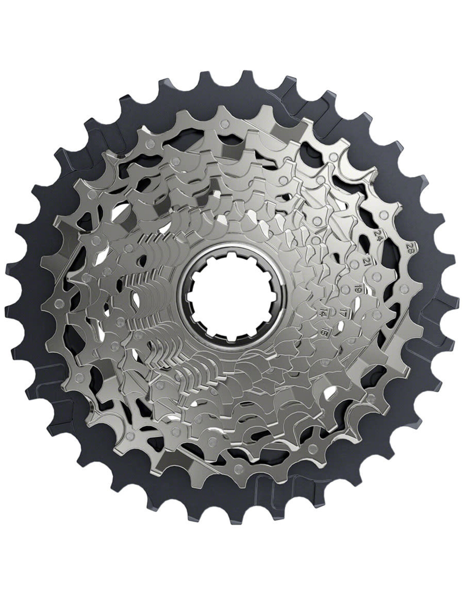 SRAM SRAM Force AXS XG-1270 Cassette - 12-Speed, Silver, For XDR Driver Body, D1