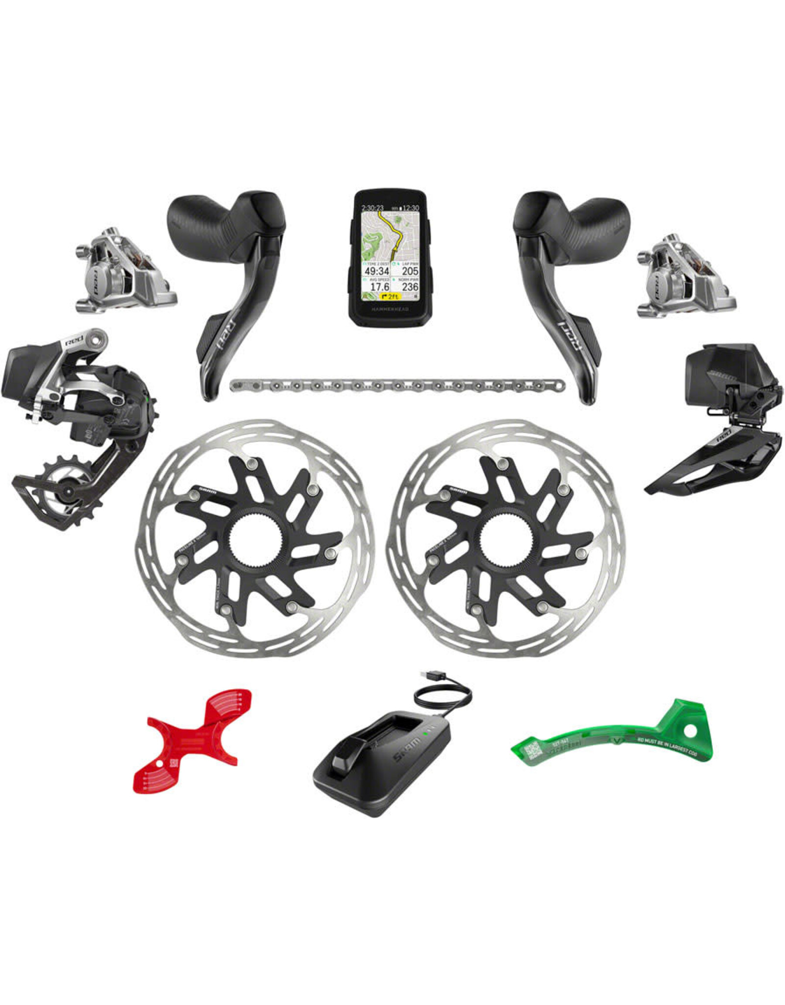 SRAM Red eTap AXS Road Groupset - 2x12-Speed, HRD Shift SRAM Red eTap AXS Road Groupset - 2x12-Speed, HRD Shift