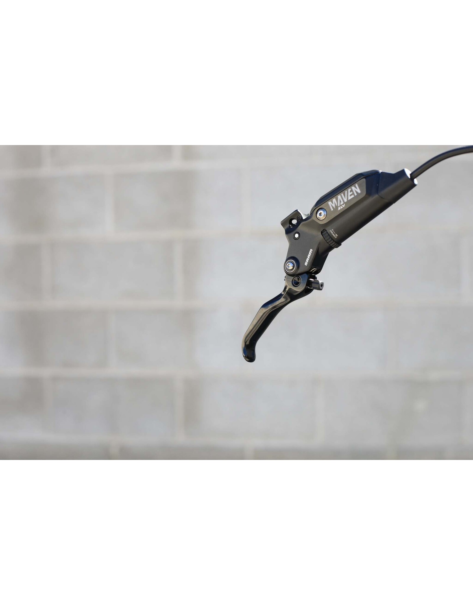 SRAM SRAM Maven Silver Stealth Disc Brake & Rotor Kit - 2 Brakes w/ Hose, 2 Rotors, 2 Post Mount Adapters, (Color Black), A1