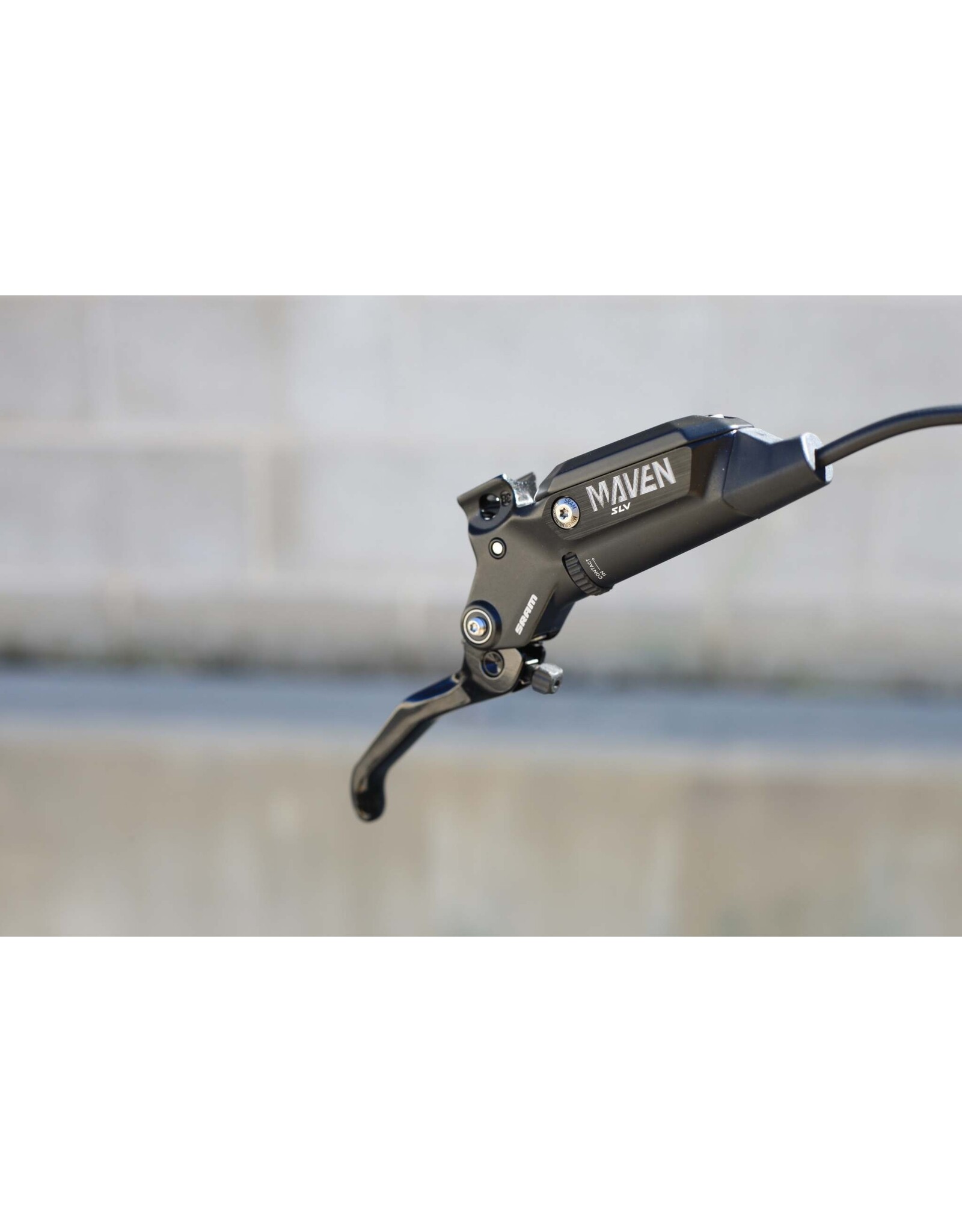 SRAM SRAM Maven Silver Stealth Disc Brake & Rotor Kit - 2 Brakes w/ Hose, 2 Rotors, 2 Post Mount Adapters, (Color Black), A1