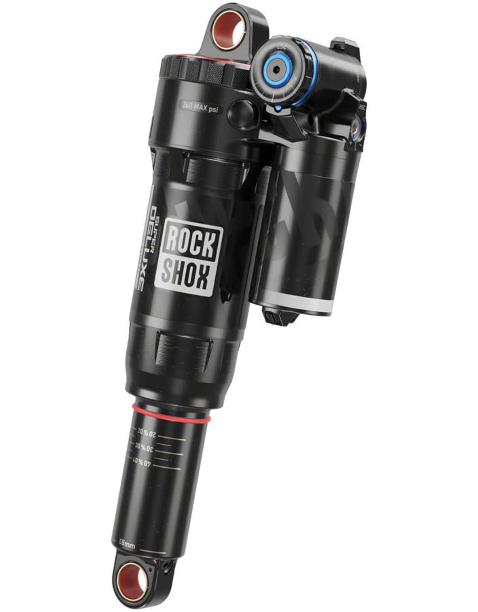 RockShox RockShox Super Deluxe Ultimate RC2T Rear Shock - 210 x 55 mm, Linear Air, 0 Neg/2 Pos Token, Reb 55 / Comp 30, L/O4, Standard, C2