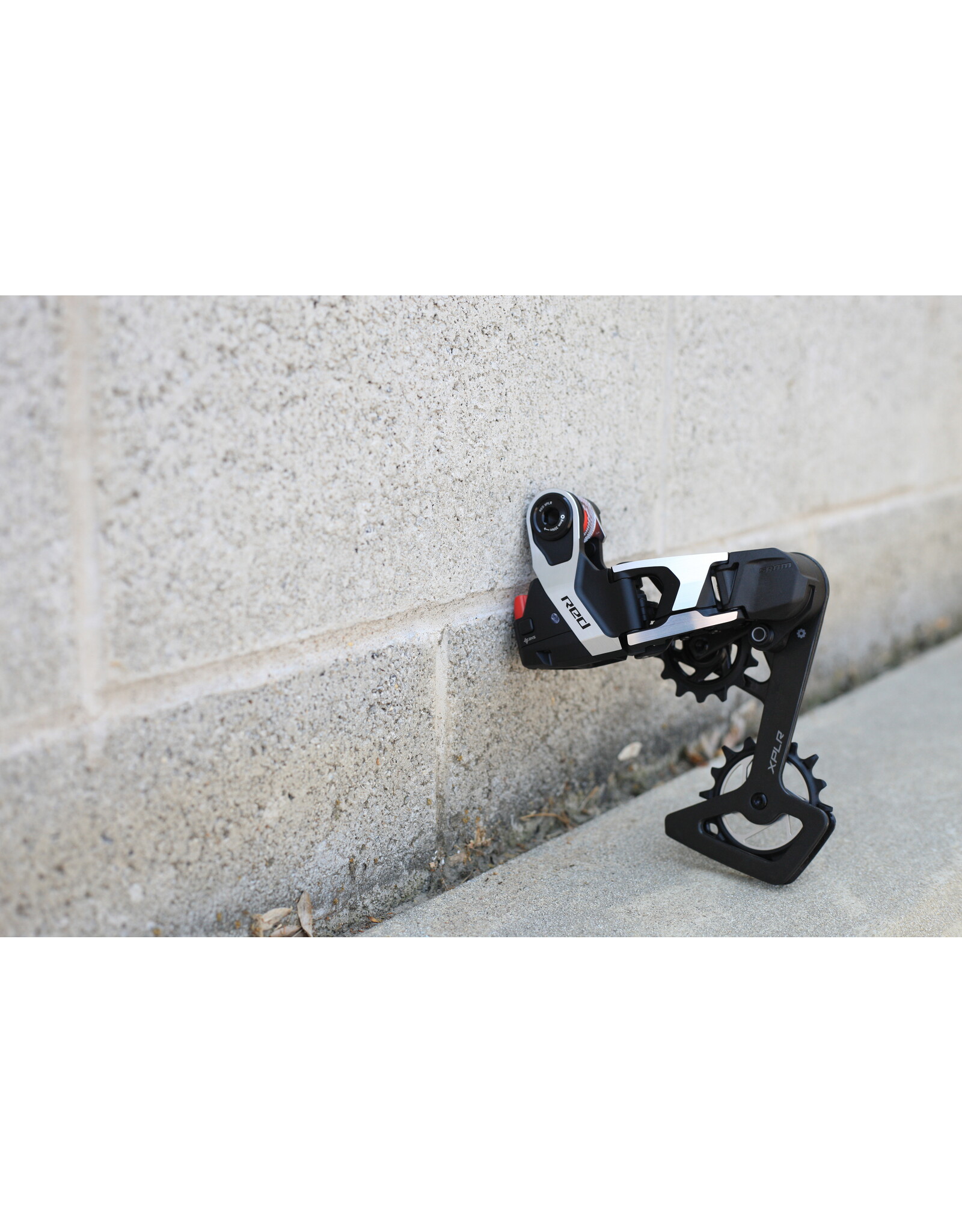 SRAM SRAM RED XPLR AXS Rear Derailleur - For RED XPLR 1x, 13-Speed, 46t Max, Hangerless Full Mount, (Battery Not Included), Black/Silver, E1