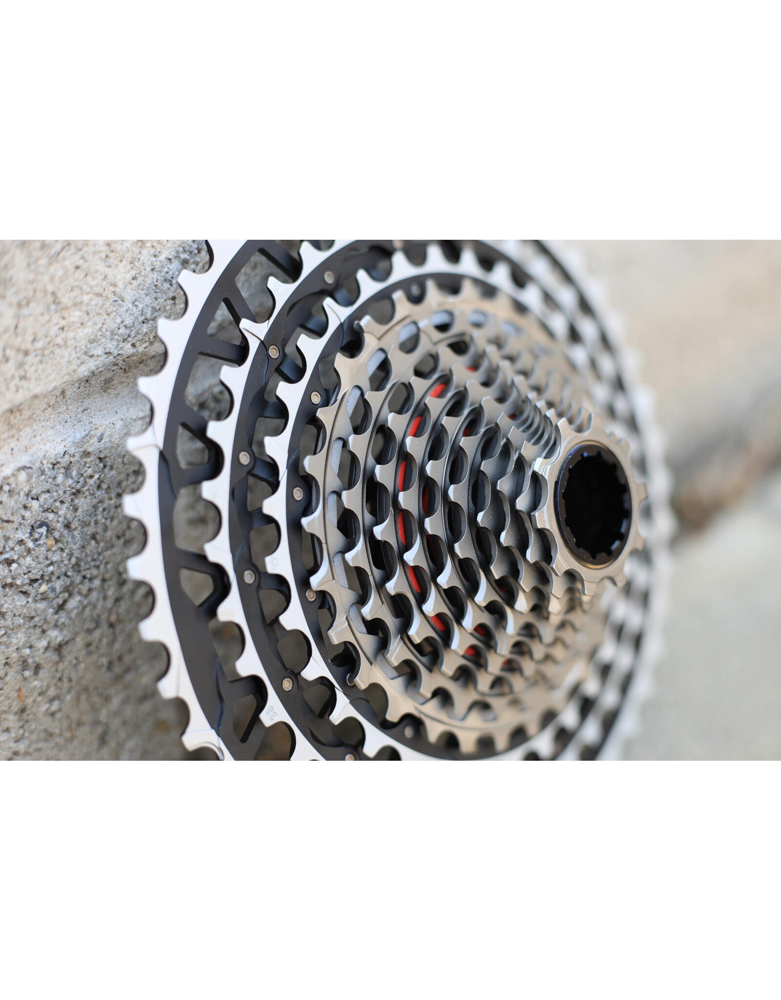 SRAM SRAM RED XPLR XG-1391 Cassette - 13-Speed, 10-46t, For XDR Driver, Black/Silver, E1