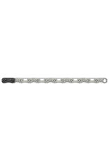 SRAM SRAM XX SL Eagle T-Type Flattop Chain - 12-Speed, 126 Links, Hollow Pin, Includes PowerLock Connector, PVD Coated, Silver
