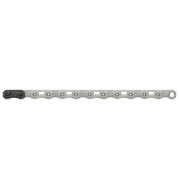 SRAM SRAM XX SL Eagle T-Type Flattop Chain - 12-Speed, 126 Links, Hollow Pin, Includes PowerLock Connector, PVD Coated, Silver