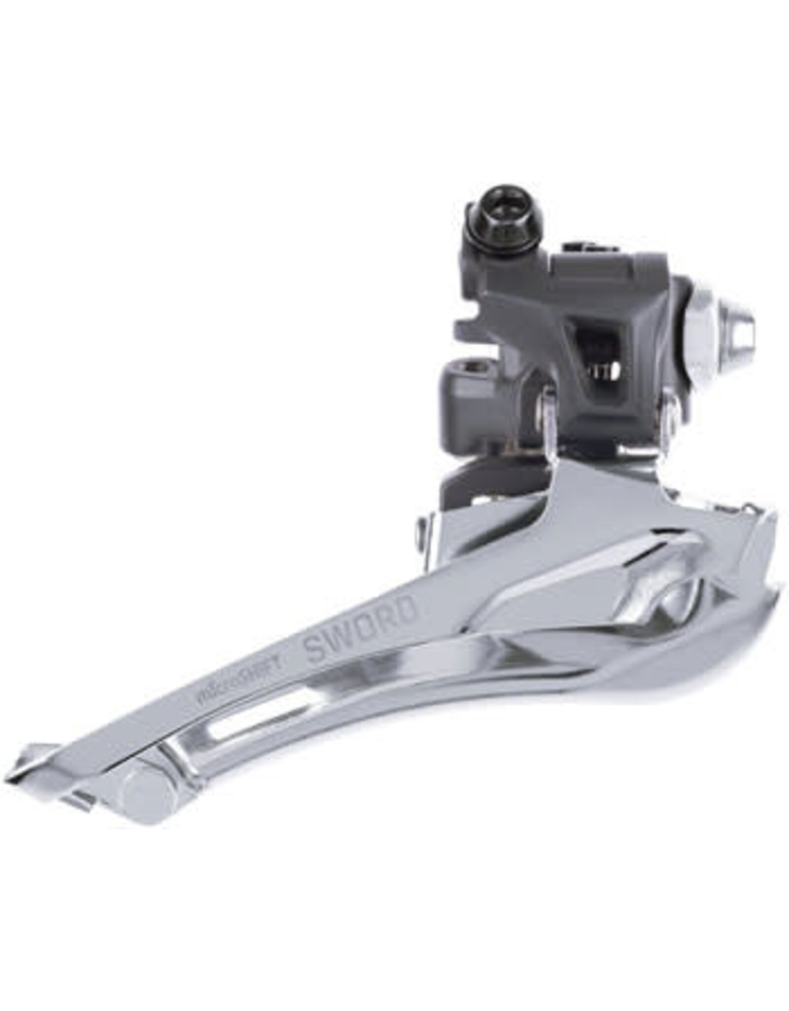 microSHIFT microSHIFT Sword 2x Front Derailleur - 10-Speed, Double, 46-52t Max Ring, Braze-On, Sword Compatible