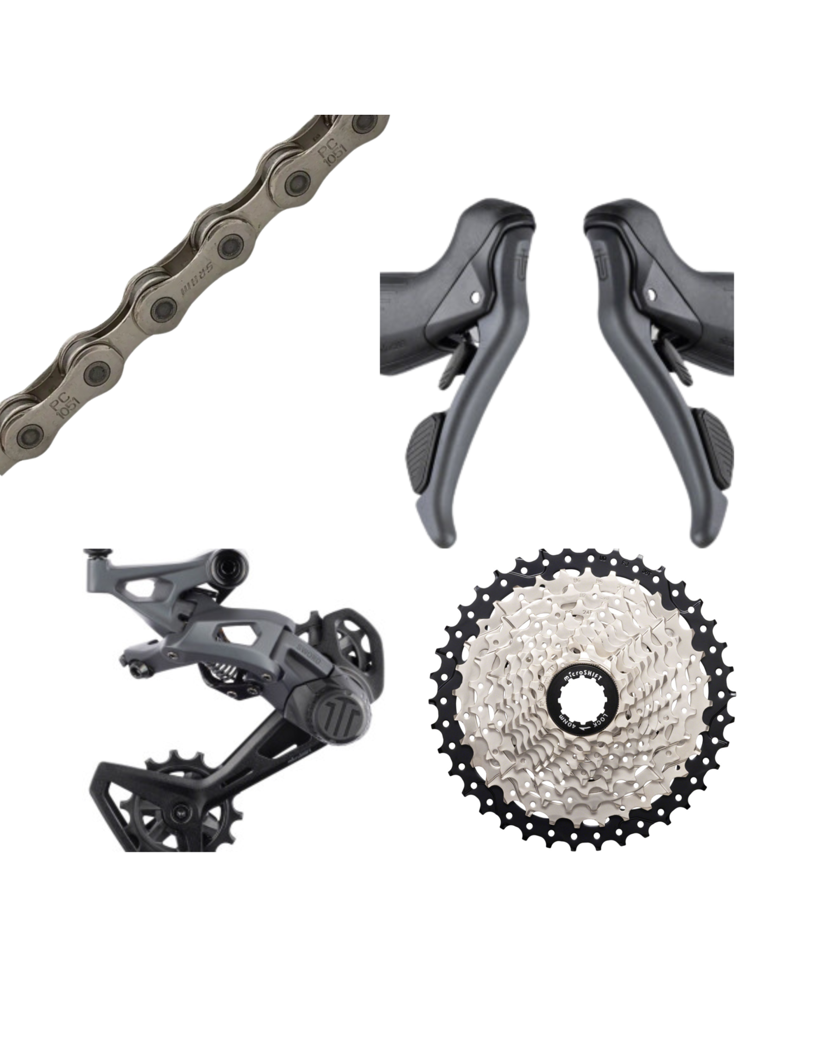 Microshift Sword 2x Drivetrain Kit Two Hoosiers Cyclery LLC