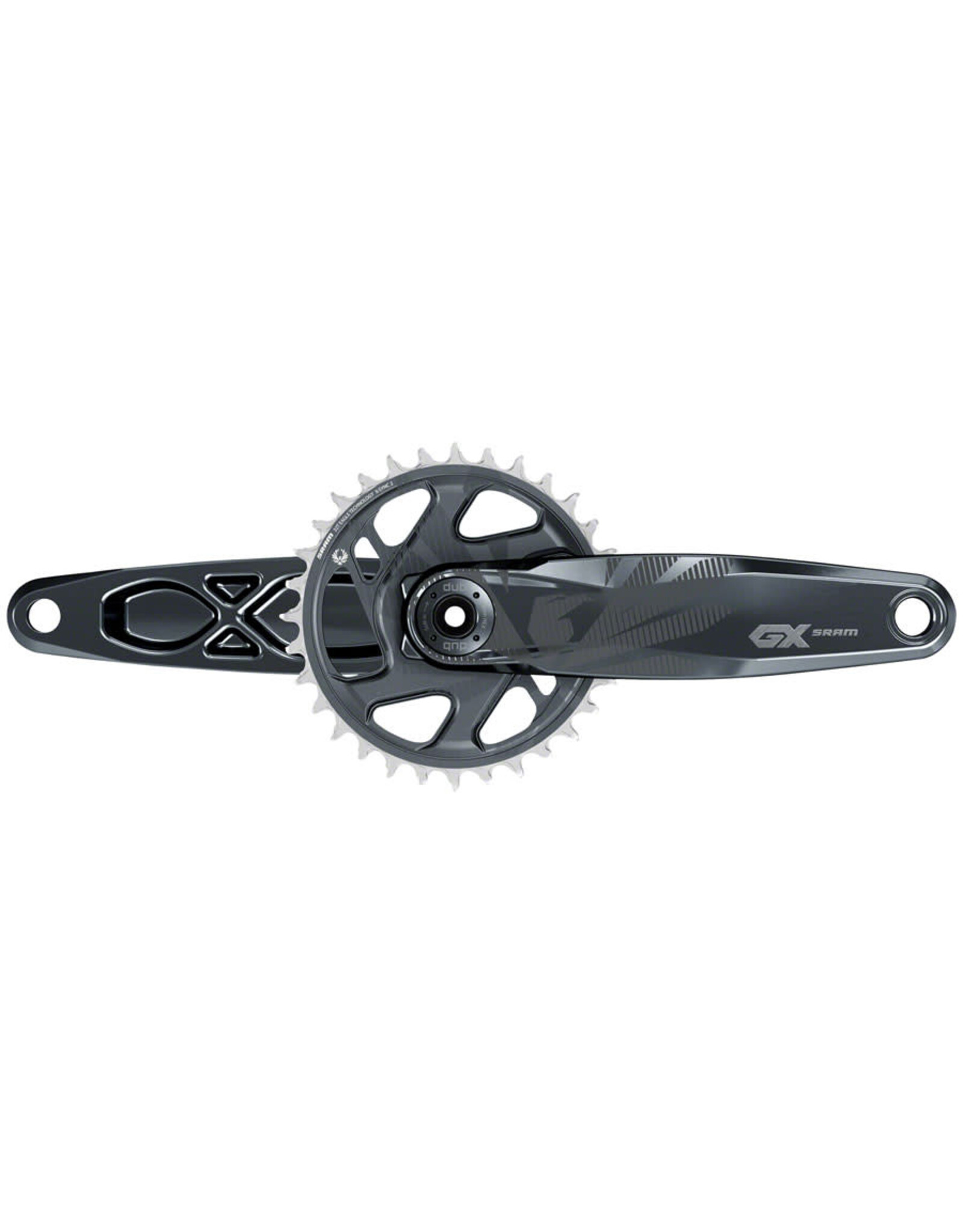 SRAM SRAM GX Eagle Boost Crankset - 12-Speed, 32t, Direct Mount, DUB Spindle Interface, Lunar, 52mm Chainline