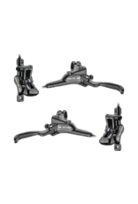 Tektro/TRP TRP Slate T4 M806 Brake Set - Front & Rear, 4-Piston, for 1.8mm rotors