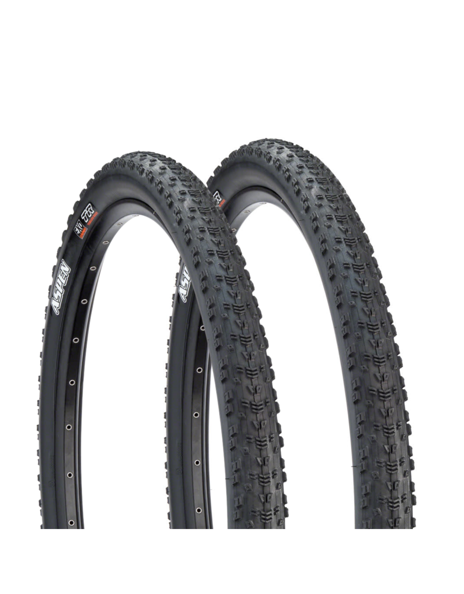 Maxxis Tire Kit: (Qty 2) Maxxis Aspen Tire - 29 x 2.4, Tubeless, Folding, Black, Dual, EXO, Wide Trail