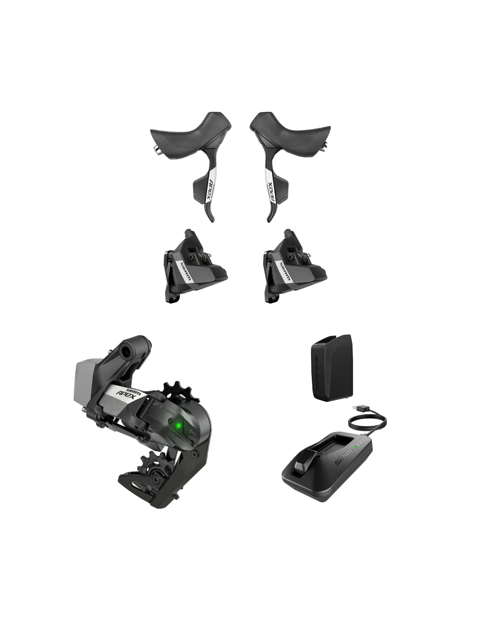 SRAM SRAM Apex XPLR AXS 1x Upgrade Kit (Includes Shift/Brake Levers, Derailleur, Battery, & Charger)