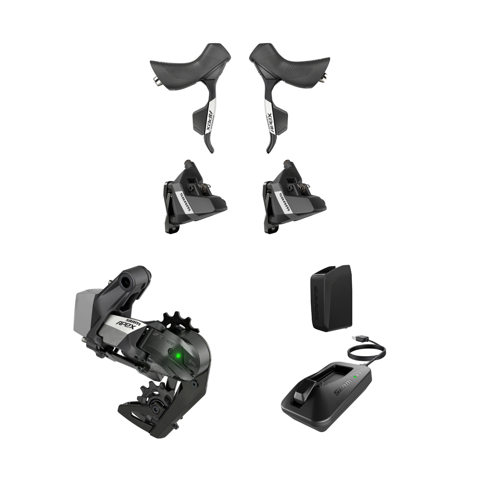 SRAM Apex XPLR AXS 1x Upgrade Kit (Includes Shift/Brake SRAM Apex XPLR AXS 1x Upgrade Kit (Includes Shift/Brake