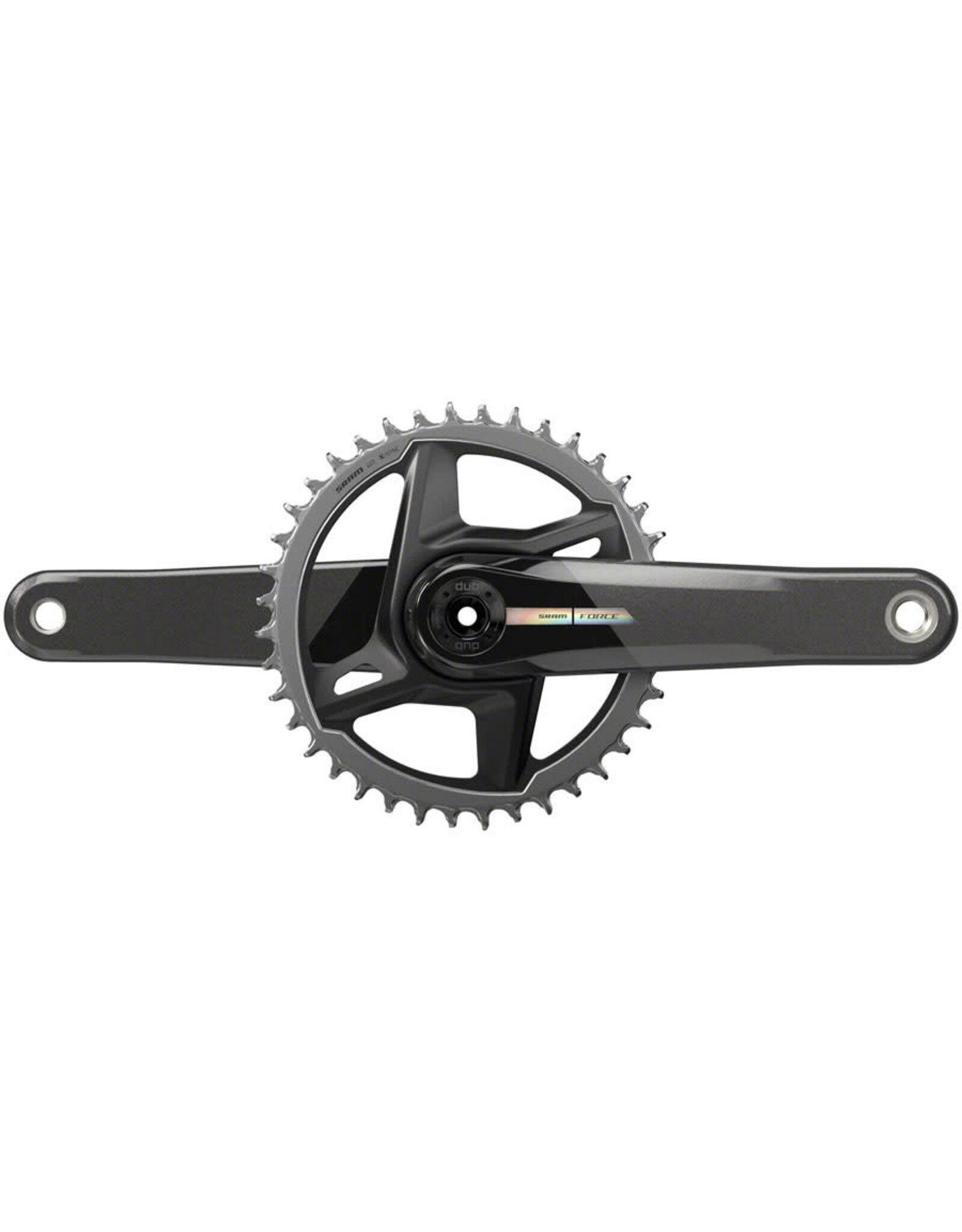 SRAM SRAM Force 1 Wide Crankset - 172.5mm 12-Speed, 40t, Direct Mount, DUB Spindle Interface, Iridescent Gray, D2