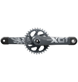 SRAM SRAM X01 Eagle Boost Crankset - 12-Speed, 32t, Direct Mount, DUB Spindle Interface, Lunar/Polar, C2, 52mm Chainline