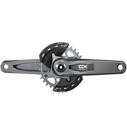 SRAM SRAM GX Eagle T-Type Wide Crankset - 12-Speed, 32t Chainring, Direct Mount, 2-Guards, DUB Spindle Interface, Dark Polar