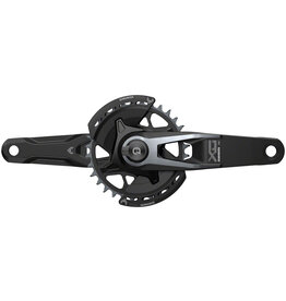 SRAM SRAM X0 Eagle T-Type AXS Power Meter Wide Crankset - 12-Speed, 32t Chainring, Direct Mount, 2-Guards, PM DUB Spindle, Black