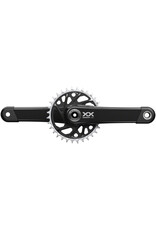 SRAM SRAM XX Eagle T-Type Wide Crankset - 12-Speed, 32t Chainring, Direct Mount, 2-Guards DUB Spindle Interface, Black