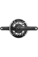 SRAM SRAM RED Crankset - 2x 12-Speed, 8-Bolt Direct Mount, DUB Spindle Interface, Natural Carbon, E1