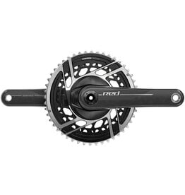 SRAM SRAM RED Crankset - 2x 12-Speed, 8-Bolt Direct Mount, DUB Spindle Interface, Natural Carbon, E1