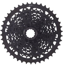 microSHIFT microSHIFT ADVENT Cassette - 9 Speed, 11-42t, Black, ED Coated, Alloy Large Cog