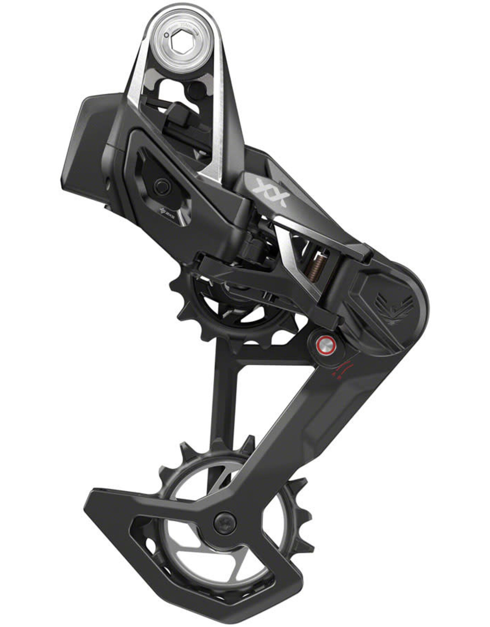 SRAM SRAM XX SL Eagle T-Type AXS Rear Derailleur - 12-Speed, 52t Max, (Battery Not Included), Wheel Axle Mount, Carbon Cage, Black/Silver
