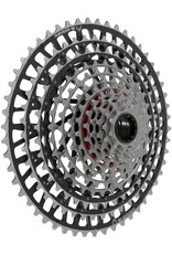 SRAM SRAM XX SL Eagle T-Type XS-1299 Cassette - 12-Speed, 10-52t, For XD Driver, Silver/Black