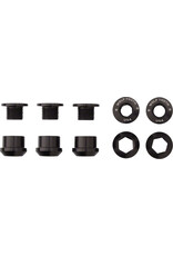 Wolf Tooth Wolf Tooth Set of 5 Chainring Bolts for 1x use, Dual Hex Fittings, Black