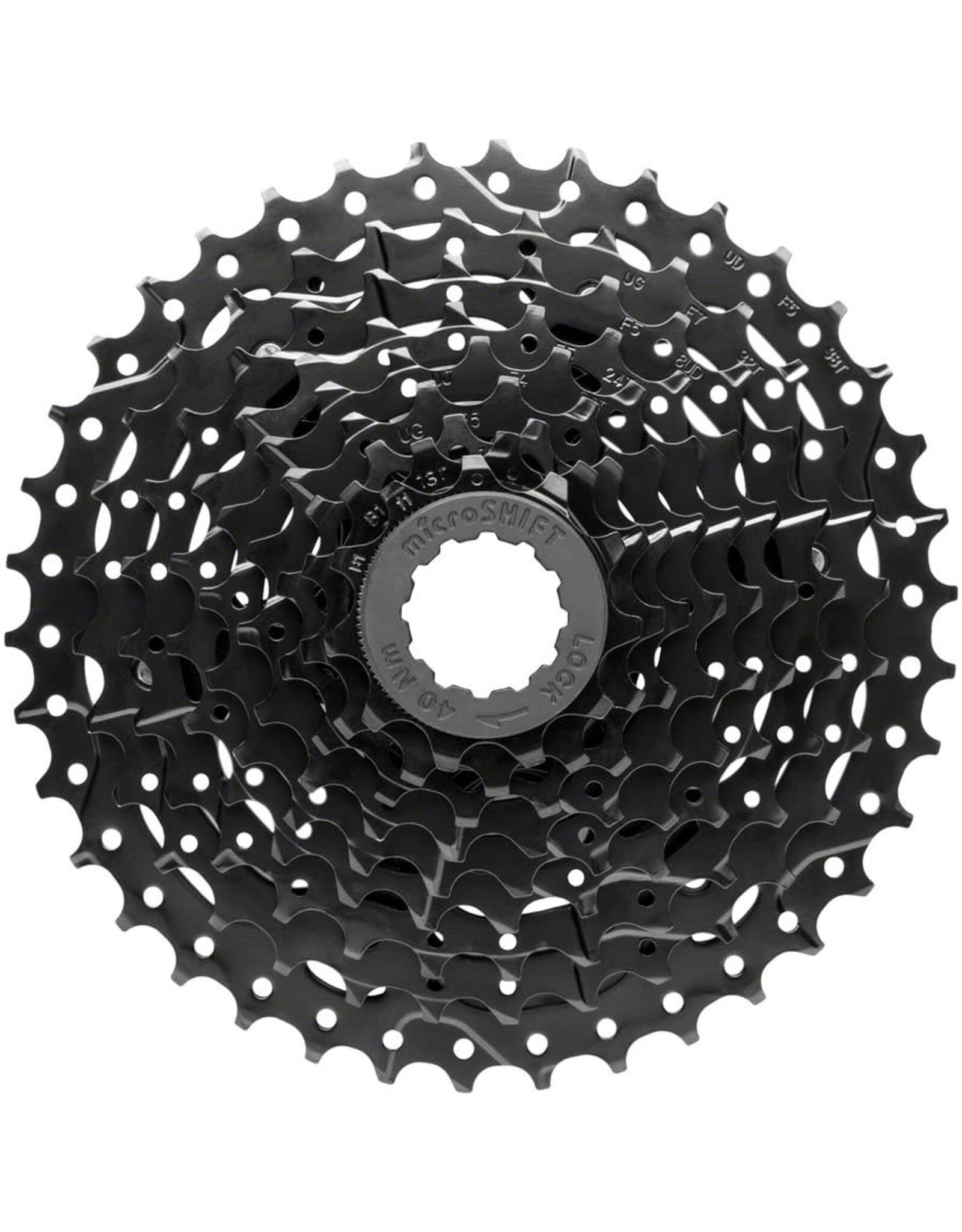 microSHIFT microSHIFT ADVENT Super Short Cassette - 9 Speed, 11-38t, Black, ED Coated