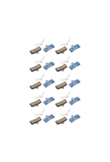 TRP TRP P-Q12RS 4-PistonTRP P-Q12RS Disc Brake Pads - Resin, For TRP 4-Piston Disc Brakes, Bulk Pack/10 PairResin Pads, Blue