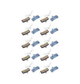 TRP TRP P-Q12RS 4-PistonTRP P-Q12RS Disc Brake Pads - Resin, For TRP 4-Piston Disc Brakes, Bulk Pack/10 PairResin Pads, Blue