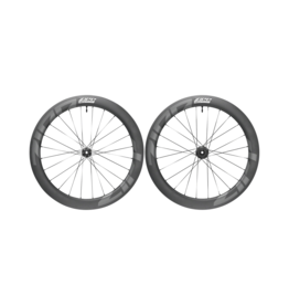 Zipp Zipp 404 Firecrest Wheelset - 700c, 12x100, 12x142mm, HG11, Center-Lock, Tubeless, Black, B1