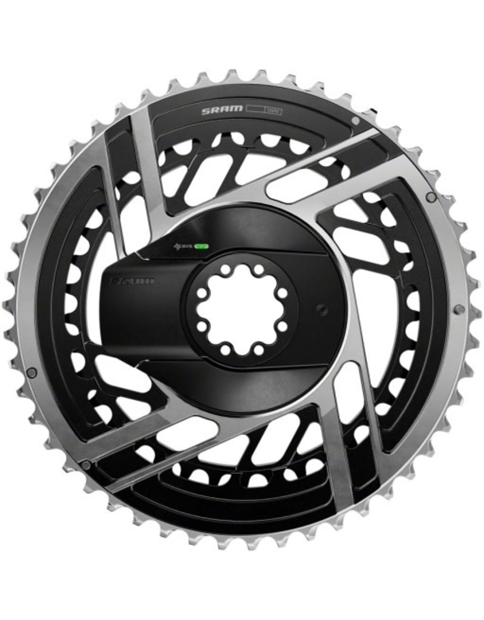 SRAM SRAM RED AXS 2x Power Meter Chainring Kit - 48/35t, 2x12-Speed, 8-Bolt, Direct Mount, Black/Silver, E1
