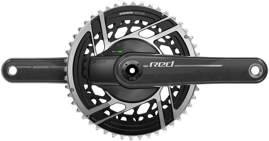 SRAM RED AXS Power Meter Crankset - 2x 12-Speed, 48/35t, 8-Bolt Direct Mount, DUB Spindle Interface, Natural Carbon, E1 SRAM RED AXS Power Meter Crankset - 2x 12-Speed, 48/35t, 8-Bolt Direct Mount, DUB Spindle Interface, Natural Carbon, E1