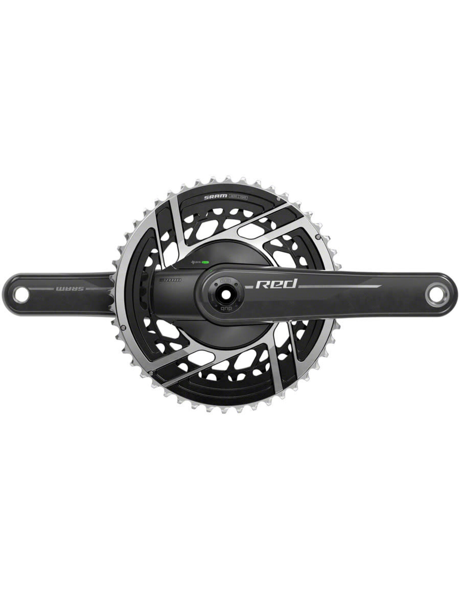 SRAM SRAM RED AXS Power Meter Crankset - 2x 12-Speed, 48/35t, 8-Bolt Direct Mount, DUB Spindle Interface, Natural Carbon, E1