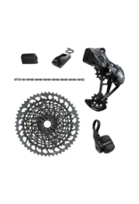 SRAM C: SRAM GX Eagle AXS Drivetrain Kit (Derailleur, Shifter, Cassette, Chain, Battery, & Charger)