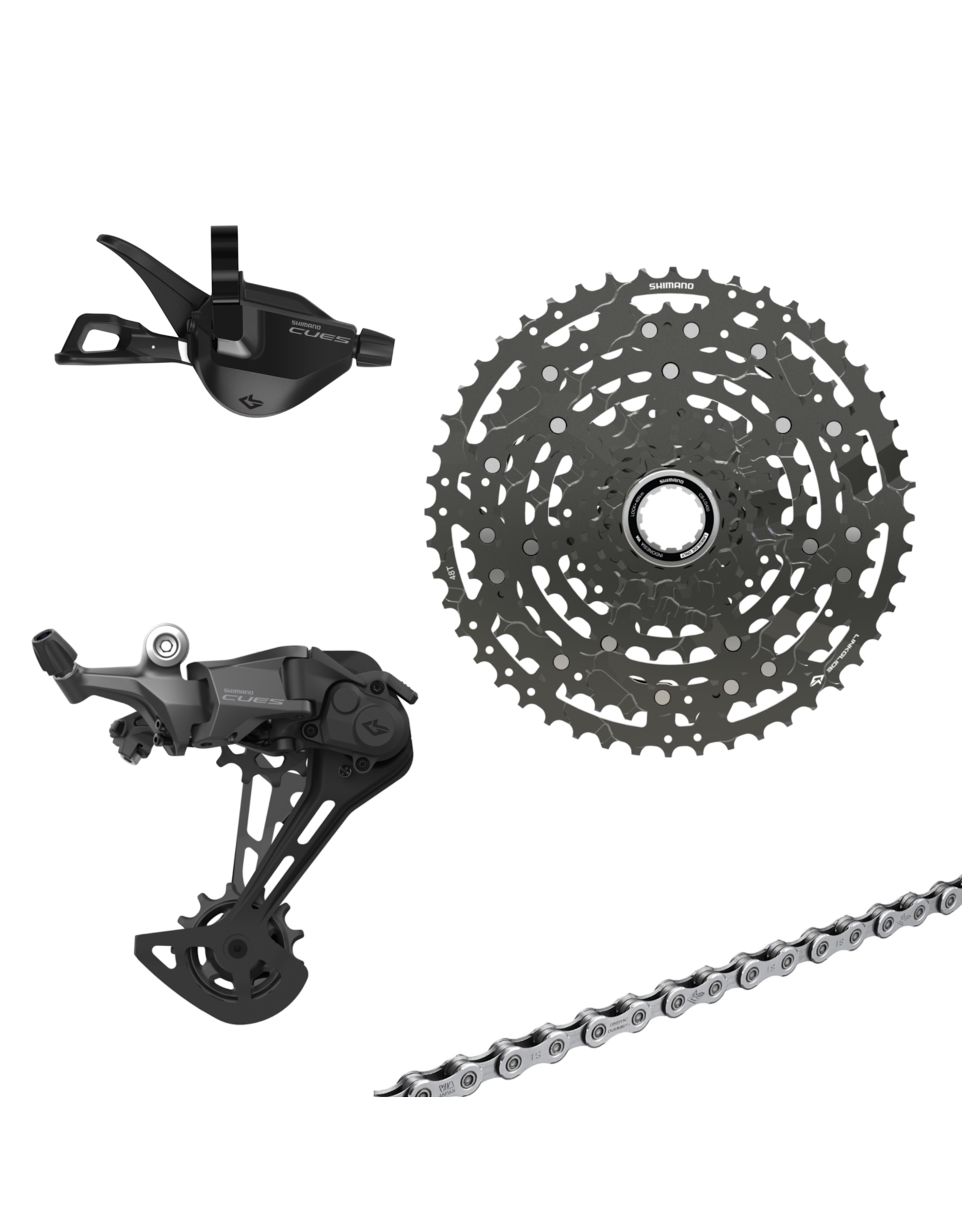 Shimano Shimano Cues 10 Speed Drivetrain Kit (Rear Derailleur, Shifter, Cassette, & Chain)