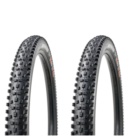 Maxxis Tire Kit: (Qty 2) Maxxis Forekaster EXO+ Tire - 29 x 2.4, Tubeless, Folding, Black, 3CT, EXO+, Wide Trail