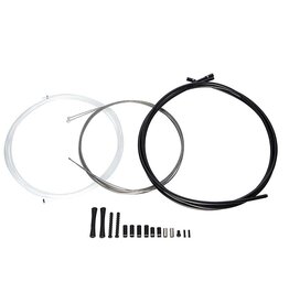 SRAM SRAM SlickWire Shift Cable and Housing Kit - Road/MTB, 4mm, Nylon Braided, Black