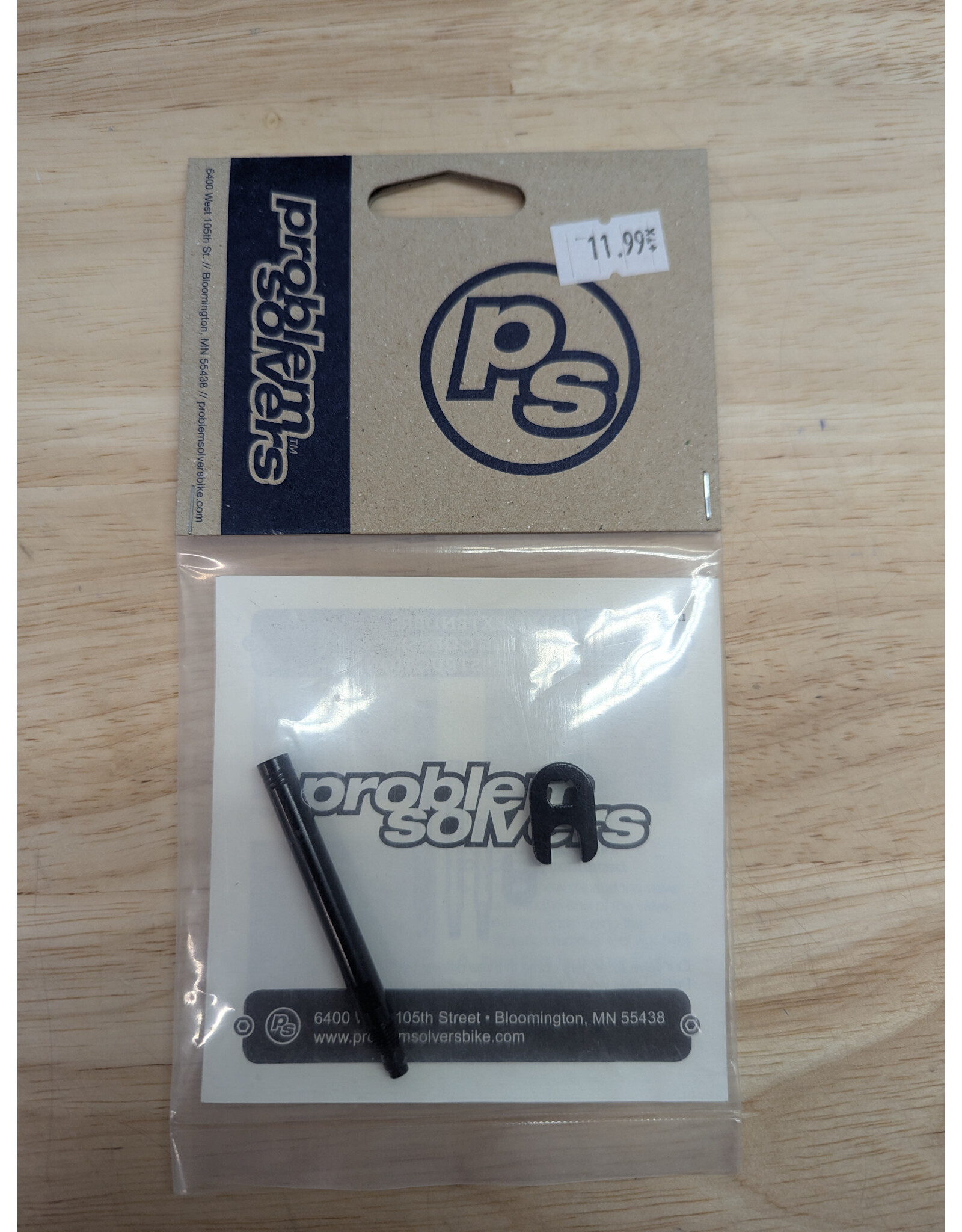 Problem Solvers Problem Solvers Presta Valve Extender: Removable Core 50mm Black