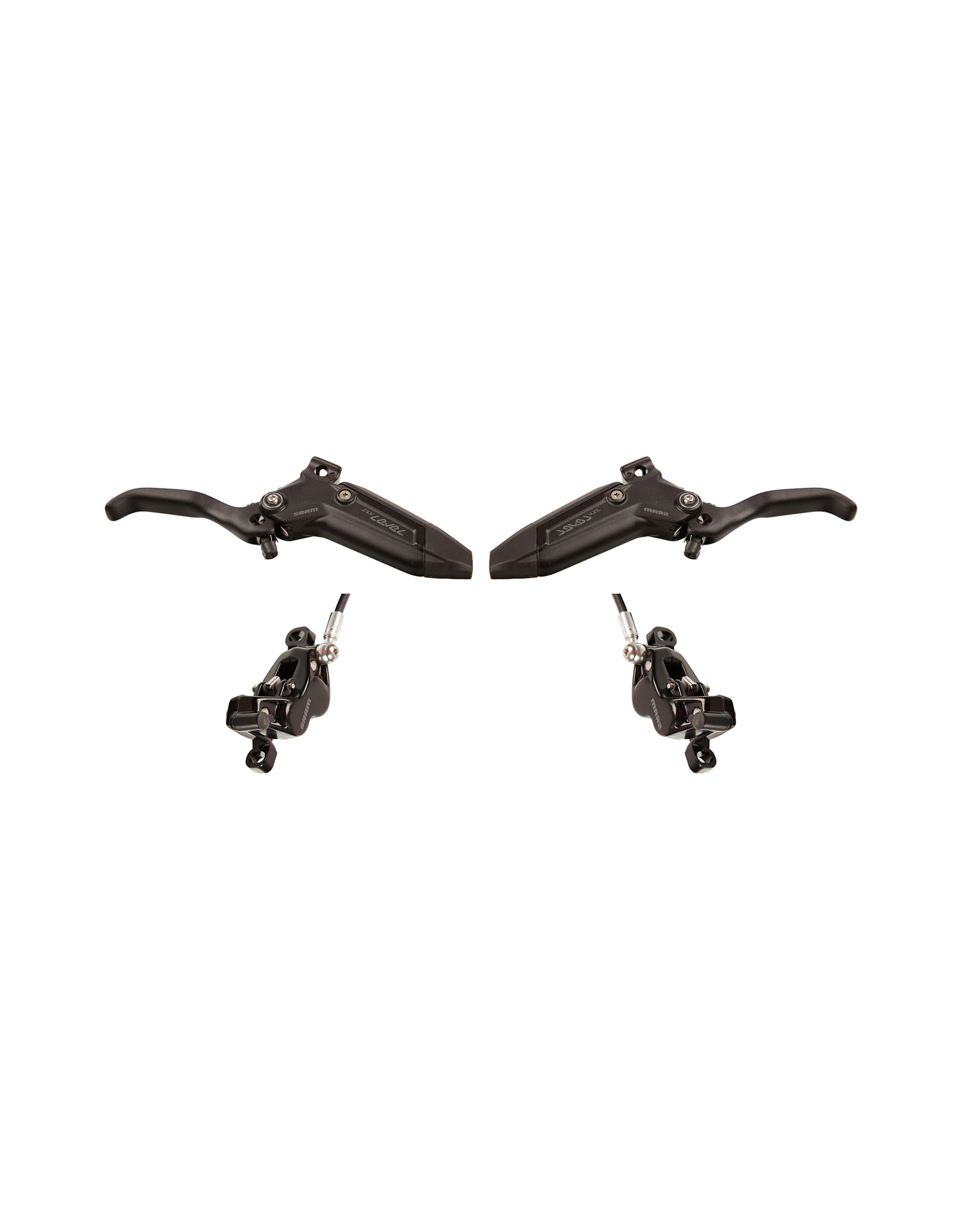 SRAM SRAM Level Silver Stealth 4 Piston Brake Set