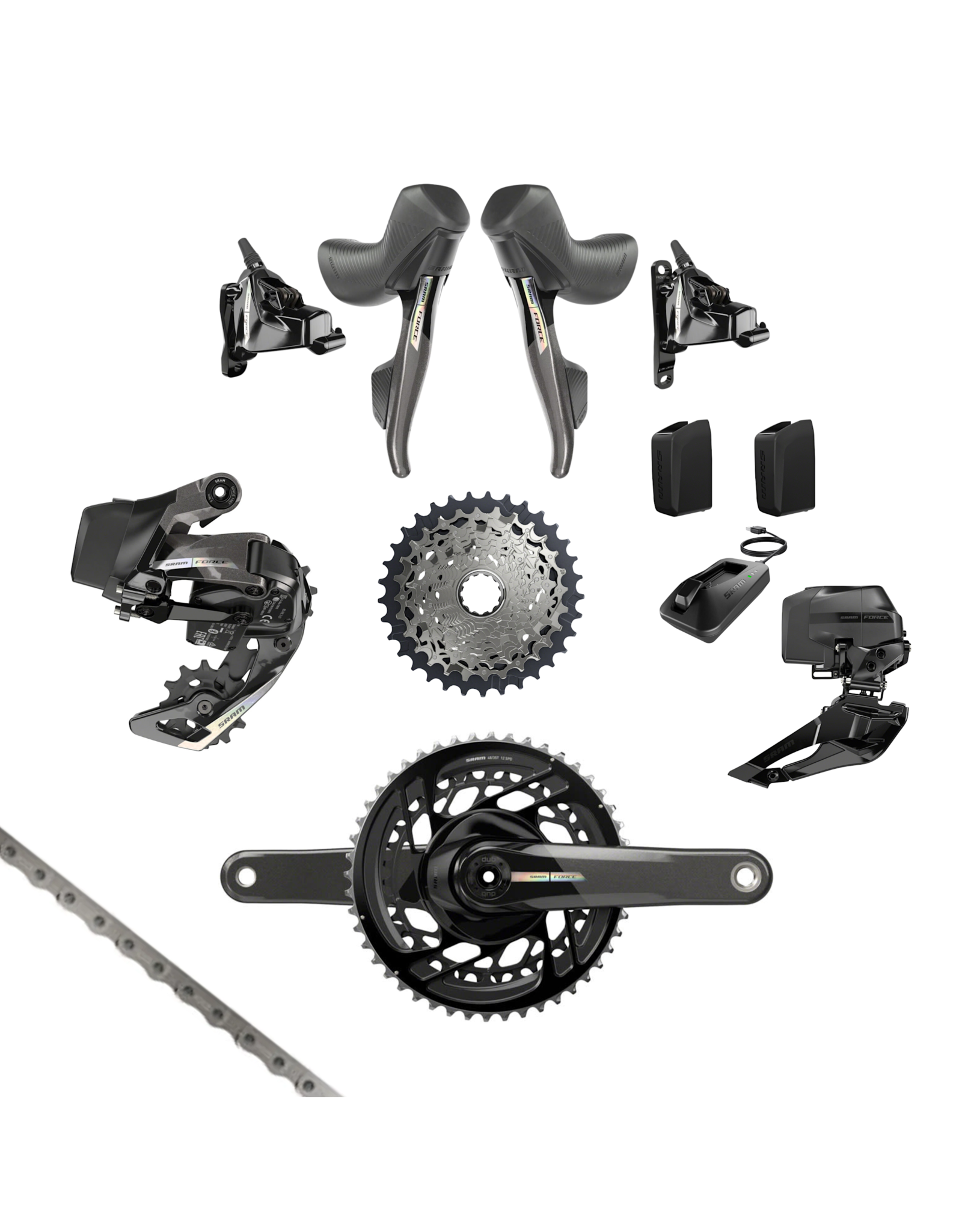 SRAM SRAM Force AXS 2x Drivetrain Kit - 48/35t, 10-33t,