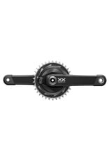SRAM SRAM XX SL T-Type AXS Power Meter Wide Crankset - 12-Speed, 34t Chainring, Direct Mount, Black