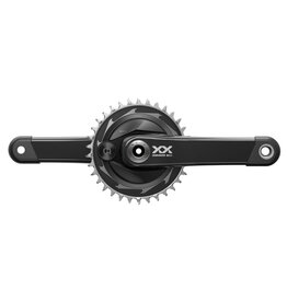 SRAM SRAM XX SL T-Type AXS Power Meter Wide Crankset - 12-Speed, 34t Chainring, Direct Mount, Black