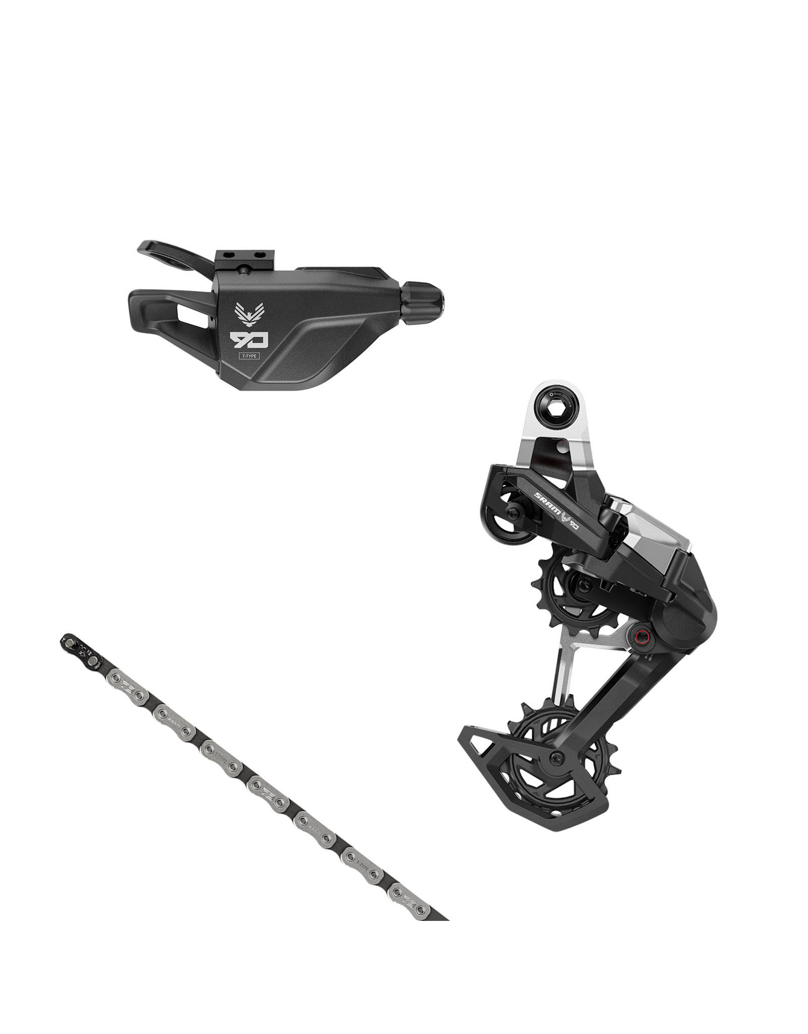 SRAM SRAM Eagle 90 T-Type Mechanical Upgrade Kit - Derailleur, Shifter, Chain (Requires UDH)