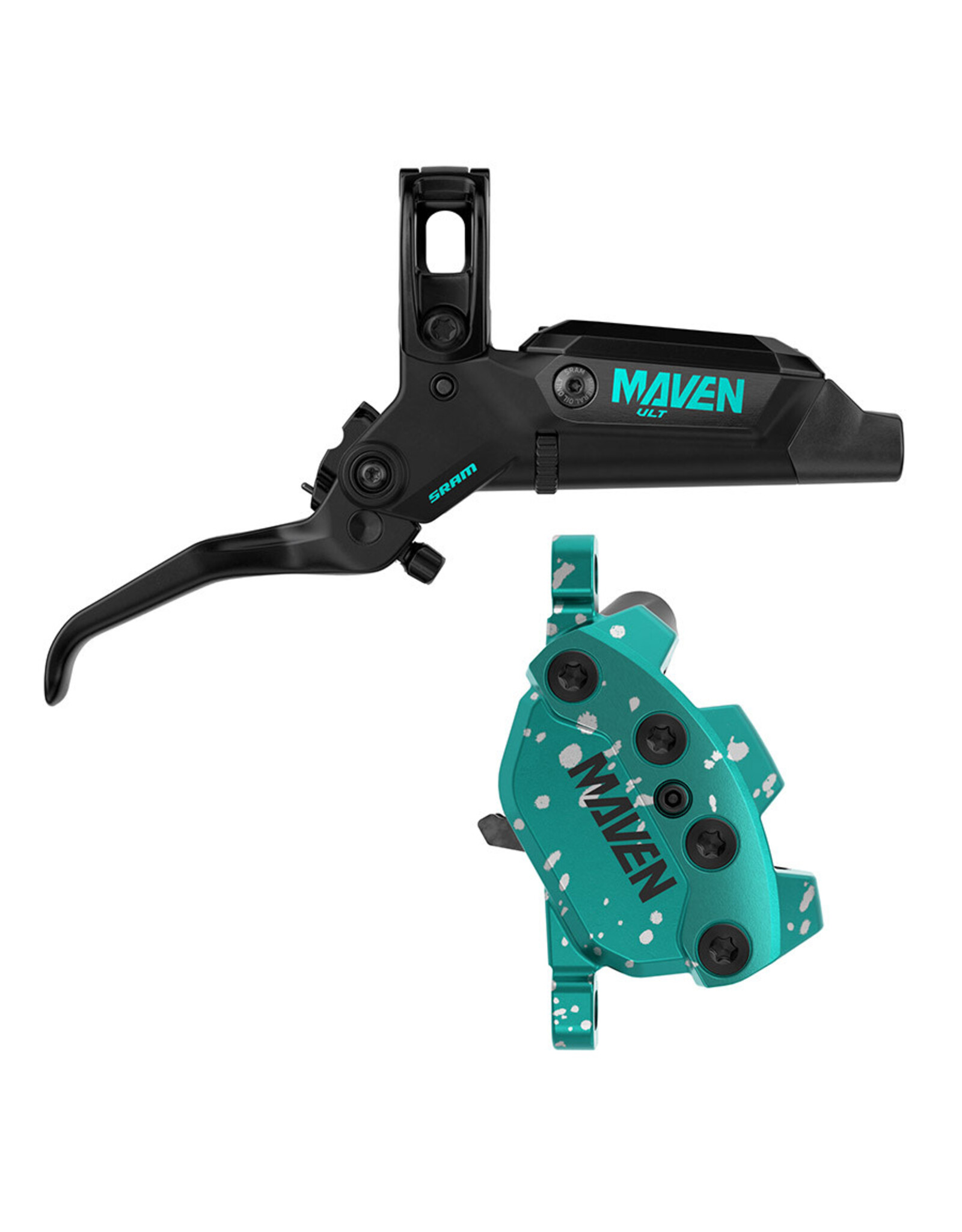 SRAM SRAM Maven Ultimate Teal Splatter Expert Brakes Kit