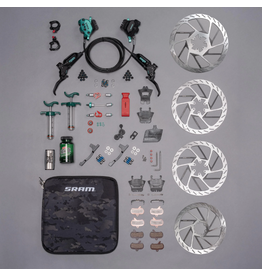 SRAM SRAM Maven Ultimate Teal Splatter Expert Brakes Kit