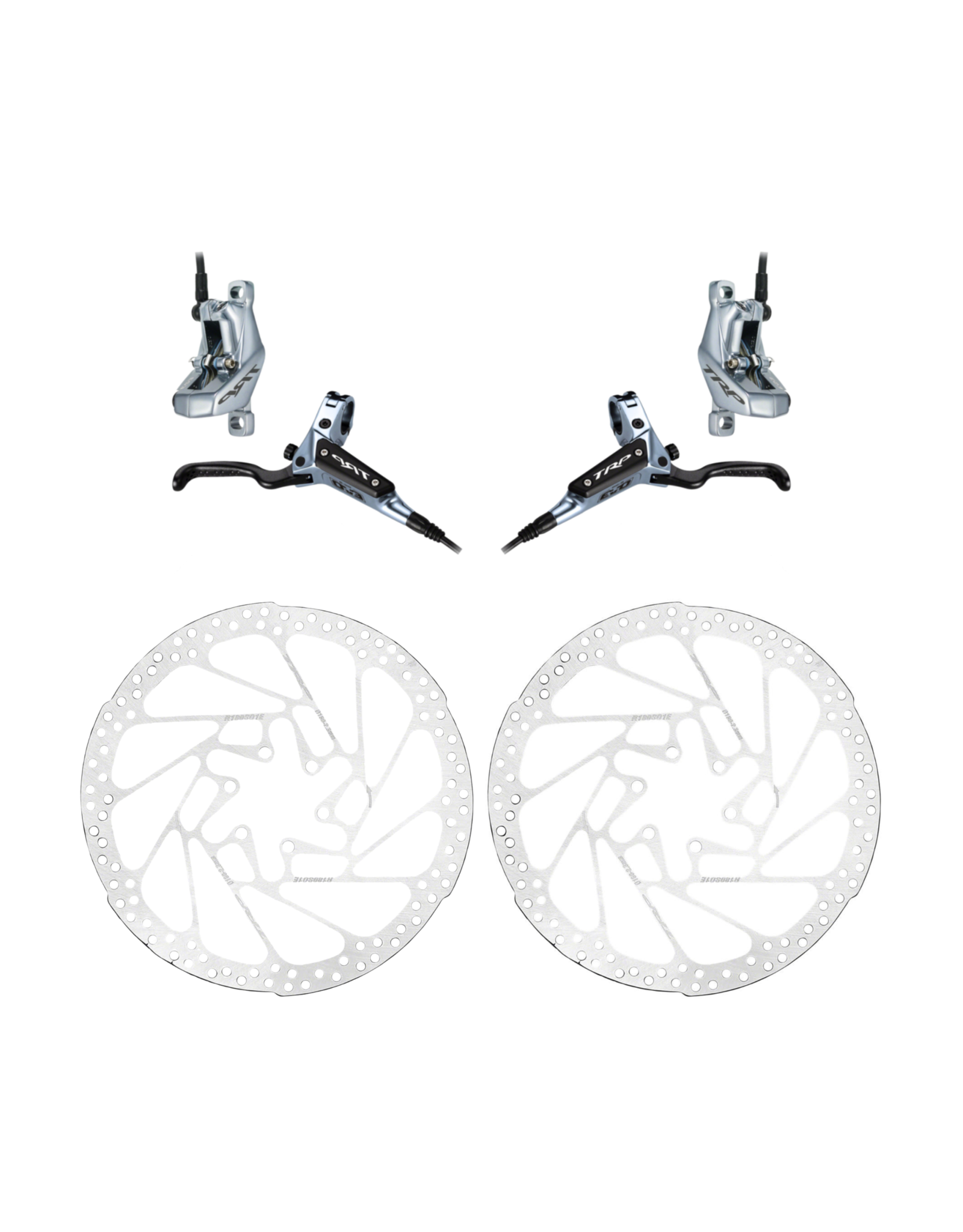 TRP TRP DH-R EVO 6-Bolt Brake Kit - Includes RH & LH Brakes & (2) 203mm 6-Bolt Rotors
